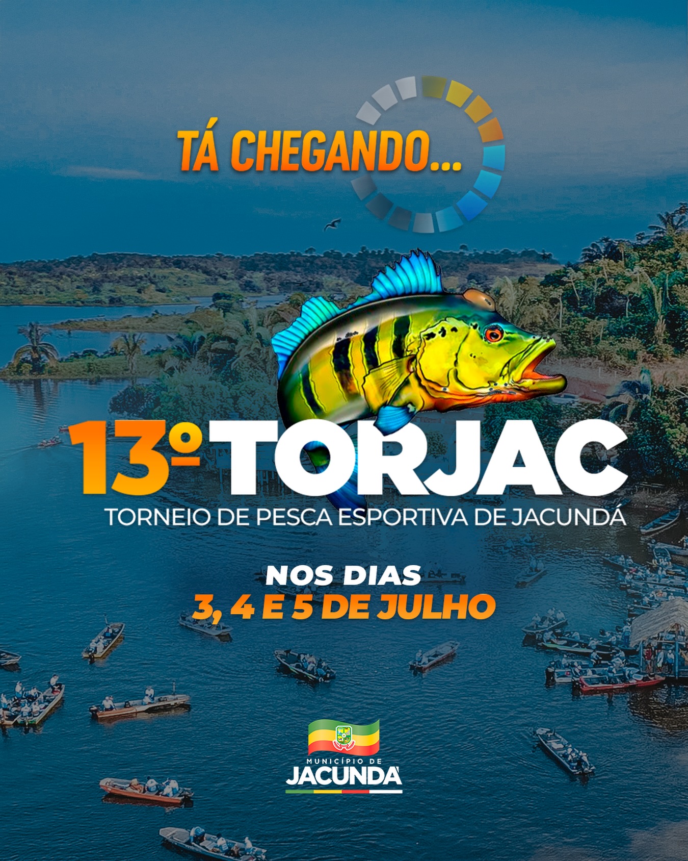 Arte do torneio: 13º Torjac - Torneio de pesca esportiva de Jacundá